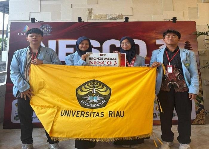 Angkat Potensi Kelautan untuk Pangan Masa Depan, Mahasiswa Unri Raih Juara 3 Nasional